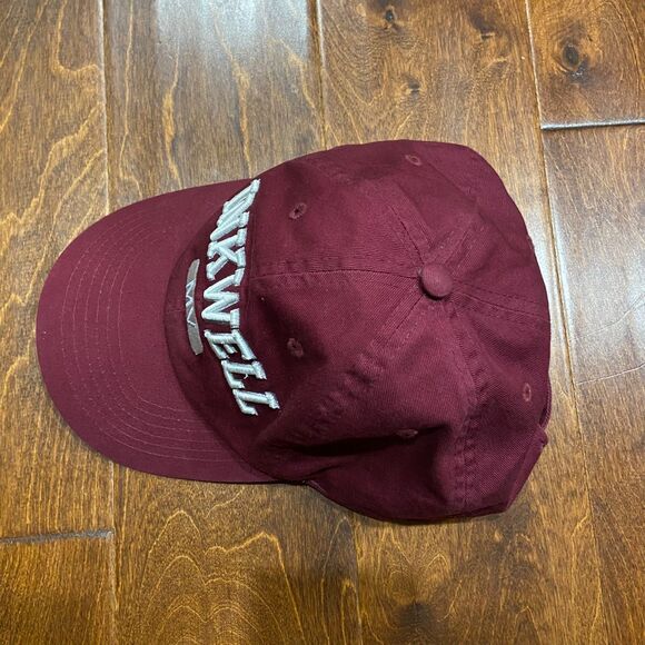 Bay State Apparel Martha's Vineyard Inkwell Maroon White Strapback Hat Mens OS - Picture 4 of 7